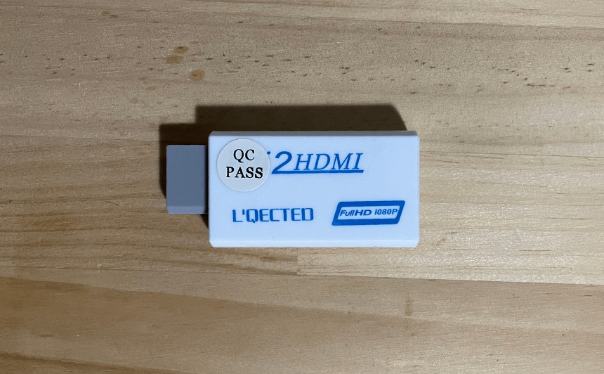wiiをHDMIに変換するコンバーターの画像1